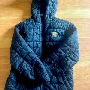 Black quilt carhartt boys 10/12